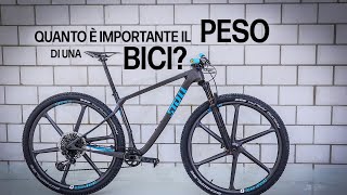 Quanto è importante il peso di una bici?
