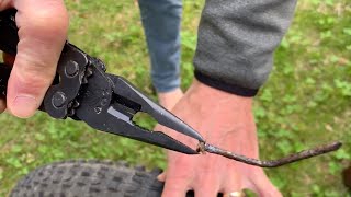 How to fix a tubeless tyre with a repair plug