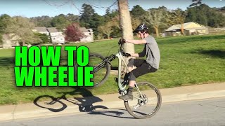 How To Wheelie A Mountain Bike