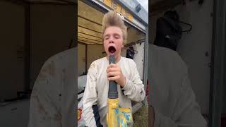 How i style my hair ‍♂️ #stylish #leafblower