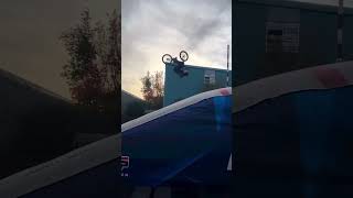 Crazy Bmx tricks on the airbag  #bmx