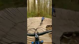 MTB: wood berm loop!  #mtb #shorts