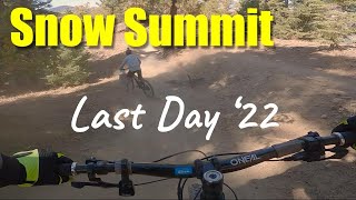 Mountain Biking Snow Summit ( Crashes and...