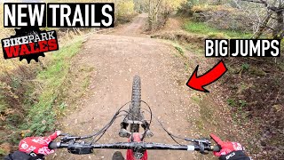 TRYING TO CLEAR BIGGER JUMPS AT BIKEPARK WALES!