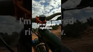 Scariest thing I rode on Hiline in Sedona....