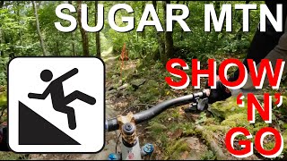 Upper Snow N Go trail // Sugar Mountain MTB // NC