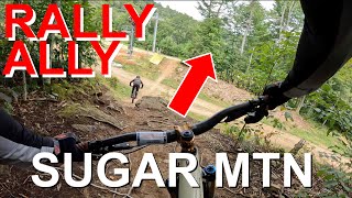 Rally Alley trail // Sugar Mountain MTB // NC