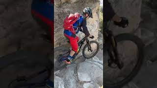 Scariest spot to crash on the enchilada #mtb...