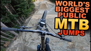 RIDING THE BIGGEST PUBLIC JUMP'S IN THE WORLD!!!