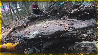 Moving a Heavy Rock with hand tools