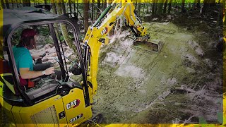 Learning to build a Jump With a Mini Excavator