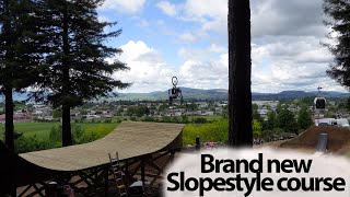 Crankworx Rotorua 2022 - slopestyle course walk