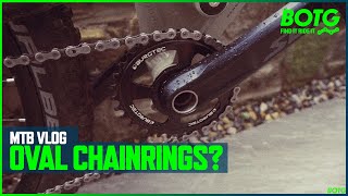  MTB VLOG : MTB OVAL CHAINRING benefits?