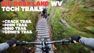 Big Bear Lake West Virginia MTB, Tech Trails