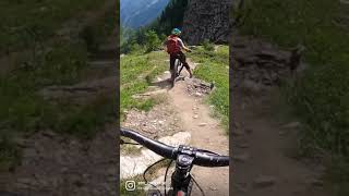 How did I not CRASH!!! #shorts #enduromtb...