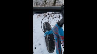 First Fat-Bike Snow Ride of the Season
