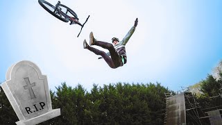 FAILING AND LANDING NEW TRICKS AT MY MTB...