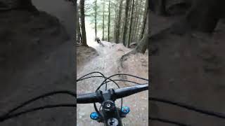 Old man rides another jump line!