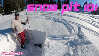 How to Dig a Snow Pit in the Backcountry Like...