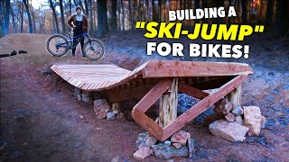 How I Built a CREAMY Wooden Jump for Mountain...