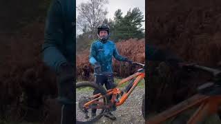 When an e-biker rides a regular mtb… #shorts...