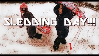 First Sledding Day!