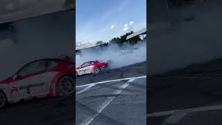 Double drift car donuts  #shorts