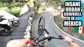 RIDING URBAN MTB DOWNHILL IN MEXICO IS INSANE!