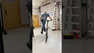How to mount a tall bike #shorts