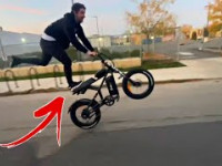 FREEGO F1 PRO BEST MINI EBIKE FOR WHEELIES!!