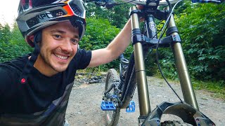 Riding with WAY too much travel on my local...