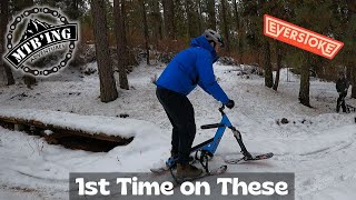 Ski Bikes or Snow Bikes? - Fun Winter Idea For...