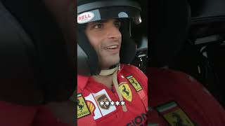 Carlos Sainz vs Carlos Sainz in a Ferrari  #shorts