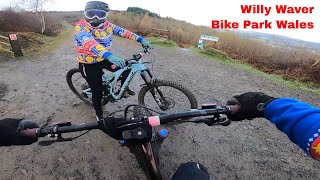 Willy Waver BLUE trail at Bike Park Wales Dec...