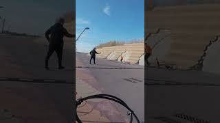 How to fold a MTB Wheel in half!