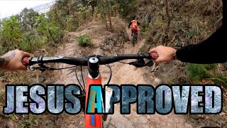 Jesus Approved this Mountain Bike trail in...