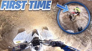 TOOK MY NEW QUAD TO THE TRAILS FOR THE FIRST...