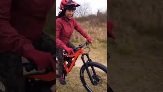 Gotta keep those skinny riding skills sharp...