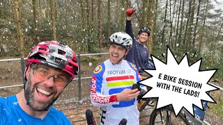 E BIKE SESSION WITH OLLY WILKINS, BERNARD...