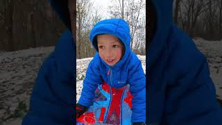 First Sledding Day Of The Season!