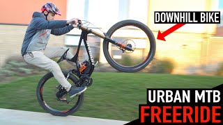 RIDING TRIALS ON MY DOWNHILL BIKE WAS SO GOOD!