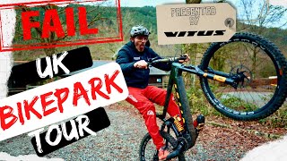 VITUS UK BIKE PARK TOUR EP//8 AFAN DISASTER