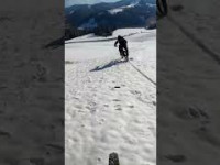 MTB Snow bombing