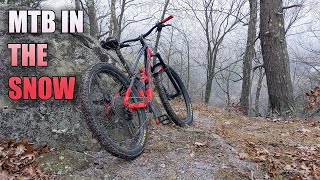 Cowles Park CT MTB // Getting Caught In a Snow...