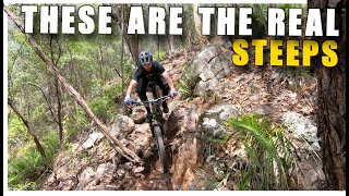 Secret gnarly trails! Now this is mountain biking!