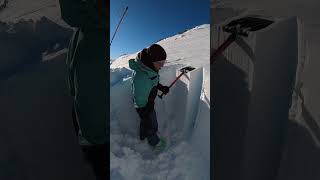 Compression test for potential avalanches at...