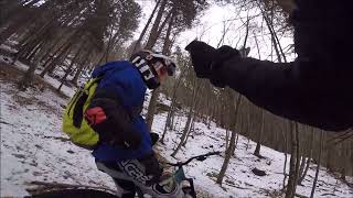 Seconda parte della Sgreben innevata 12/12/2022