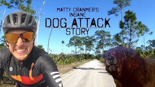 Chased By A Crazy Dog In The Woods On A His Bike!