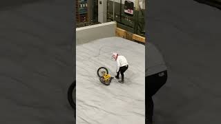 1st Double-Flip try on a Kids Bike  #shorts