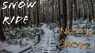 EPIC SNOW RIDE ON THE NORTH SHORE